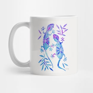 gecko indigo Mug